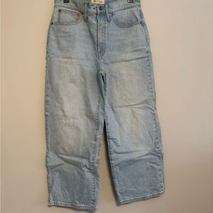 Madewell Perfect Vintage Wide Leg Crop Jeans